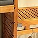 John Louis Home 12 in. Deep Solid Wood Simplicity Closet Organizer, Red Mahogany Finish