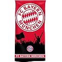 FC Bayern M&uuml;nchen Fanartikel Velourstuch "Fans" 76x152 cm