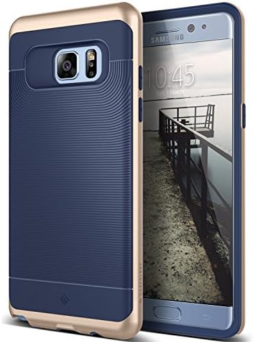 Galaxy Note 7 Case, Caseology [Wavelength Series] Slim Ergonomic Ripple Design [Navy Blue] [Modern Grip] for Samsung Galaxy Note 7 (2016)