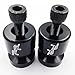 XKH- Black Swingarm Spools 