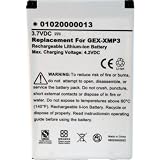Replacement Pioneer Battery Xm Radio Battery