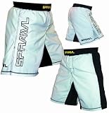 SPRAWL V-FLEX XT COMPETITION WHITE MMA FIGHT SHORTS SIZE 34