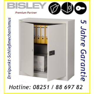 BISLEY STAHLSCHRANK WERKZEUGSCHRANK AKTENSCHRANK FÜR 2 ORDNERHÖHEN
