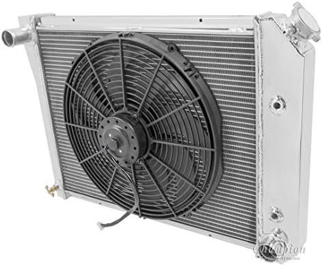 3 Row Radiator &amp; 16" Fan For 1965-88 Buick, Chevy, Olds, Engines:3.7l V6,3.8l V6,4.1l L6,4.9l V8,5.0 V8,5.7 V8. Radiator/ Champion Cooling Systems,#571.