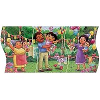 Cardinal Dora The Explorer 3 in 1 Panoramic Puzzle