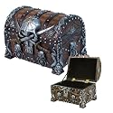 Pirate's Skull Treasure Chest Box