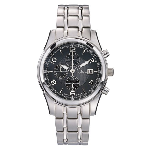 DUGENA SPORT Herrenuhr Quarzuhr mit Metallband  4460350