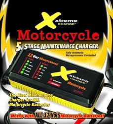 12-V Motorcycle Xtreme Charge Battery Charger - XtremeCharge is designed to be a MAINTENANCE charger for any type of 12-V lead-acid battery. By imposing only the appropriate amount charge rate, the battery is maintained safely at its proper operating voltage indefinitely.