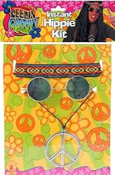 Male Hippie Costume Accessory Kit