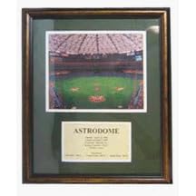 Astrodome (Houston, TX) 18" x 18" Framed Stadium View Photograph