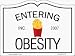   - Entering Obesity Car Magnet