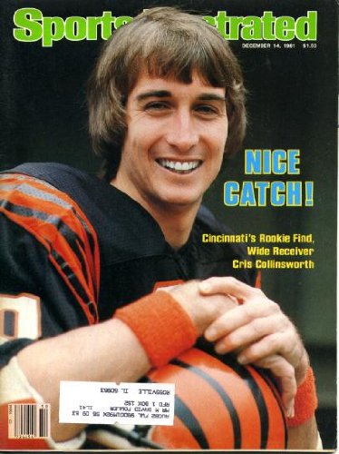 Sports Illustrated December 14 1981 Cris Collinsworth/Cincinnati Bengals on Cover, Boston Celtics vs Philadelphia 76ers, Joe Frazier/Boxing, UConn University of Connecticut Soccer