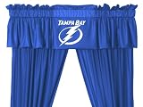 NHL Tampa Bay Lightning 5pc Jersey Curtains and Valance Set