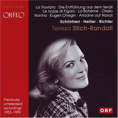 CD-Charts  Music : Teresa Stich-Randall: Previously Unreleased Recordings, 1953-1959