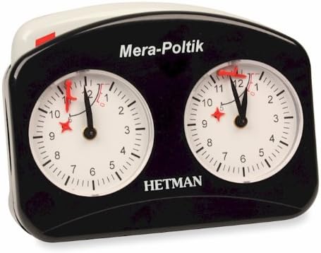 Hetman Analog Chess Clock - Black