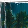 Maytex Tropical Landscape Vinyl Shower Curtain