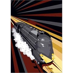 Poster 50 x 70 cm - "Dampflok Stromlinenform" von Christian T�lg - auch in anderen Gr��en und als Leinwandbild erh�ltlich