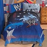 WWE Bedding Set Full 5pc Triple H Wrestling Comforter and Sheets