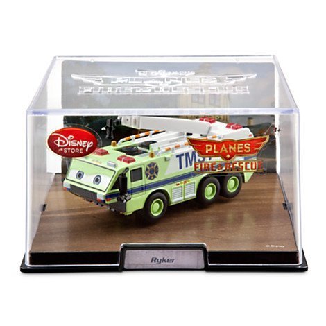 Disney Store Planes Fire and Rescue RYKER!! In 1:43 scale and in display case!