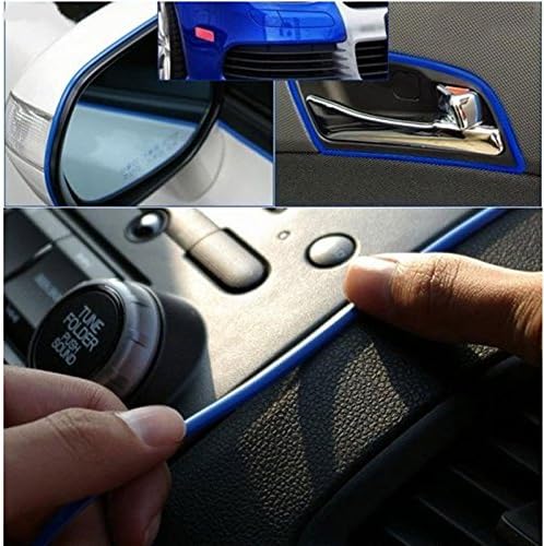 Decoration Sticker Thread Car Interior Exterior Body Modify Decal Blue