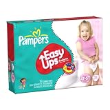 Pampers Easy Ups Girls Size 4T-5T Diapers Mega Pack 33 Count