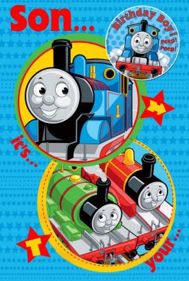 Thomas The Tank Engine - Son Birthday Card