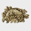 Silver Star BRASS KOI Belt Buckle