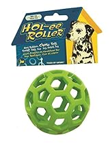 JW Pet Company Hol-ee Roller Dog Toy, 5-Inches (Colors Vary)
