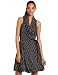 aryn K Women's Classic Polka Dot Dress, Black, Medium
