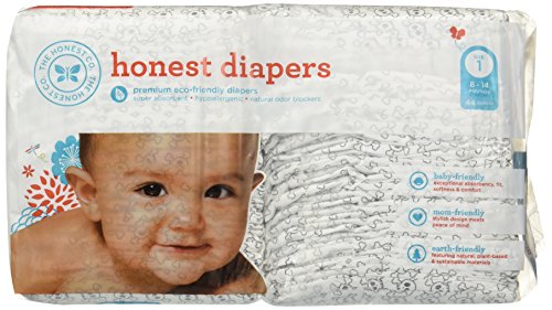 The Honest Company - Diapers - Skulls Size 1, 44 diaper