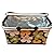 Large Size Foldable Insulated Cooler Picnic Basket with Double Handles