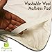 Wool mattress pad with Organic Cotton covering - Queen