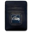 NFL Seattle Seahawks Executive Leather Money Clip Cardholder