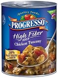 Progresso High Fiber Soup, Chicken Tuscany, 19-Ounce Cans (Pack of 12)