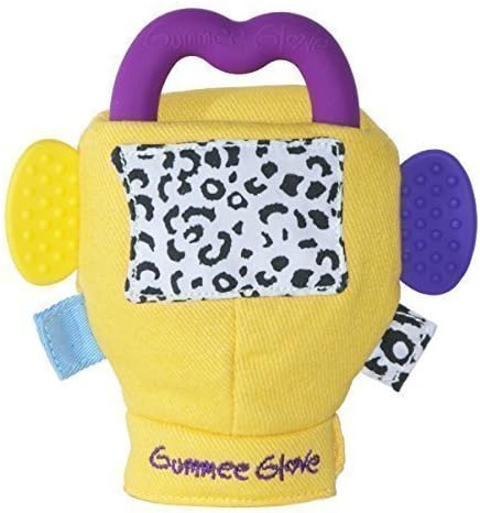 Brand new Gummee Glove with heart-shaped silicone teething ring by GUMMEE