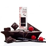 Gourmet Wedding Favor - Black Forest Chocolate Caramel with Real Cherries and 70% Dark Chocolate, 1.25-ounces Pack (3 Pcs)