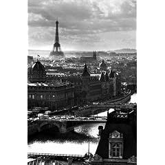 Empire 343239 Paris - La Seine - B&W schwarz weiss Poster - 61 x 91.5 cm