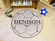 Denison Big Reds 29" Round Soccer Ball Floor Mat (Rug)