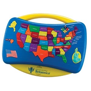 Tek Nek Encyclopedia Britannica Talking U.S. Puzzle by