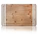 Large Bamboo Cutting Board - 15x10 Premium Striped Natural Wood Serving Tray by Bright Star Bamboo