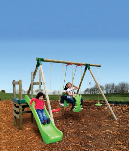 Little Tikes Strasbourg Wood Swing n Slide Swing Set
