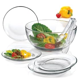 Anchor Hocking Presence 5-Piece Salad Set by Anchor Hocking