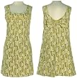JOHNNY MARTIN Retro Print Shift Dress