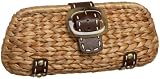 SR SQUARED by Sondra Roberts Straw Clutch