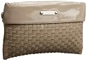 Calvin Klein Liquid Leather Woven Wristlet