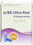 Bd Ultra-Fine 33 Gauge Lancets - 100 Count Box