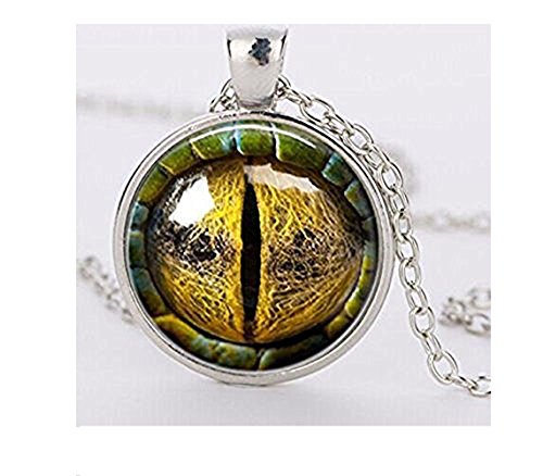 Colorful eye pendant Glass Cabochon Dome Necklaces jewelry dimensional dragon eye Necklace Pendant