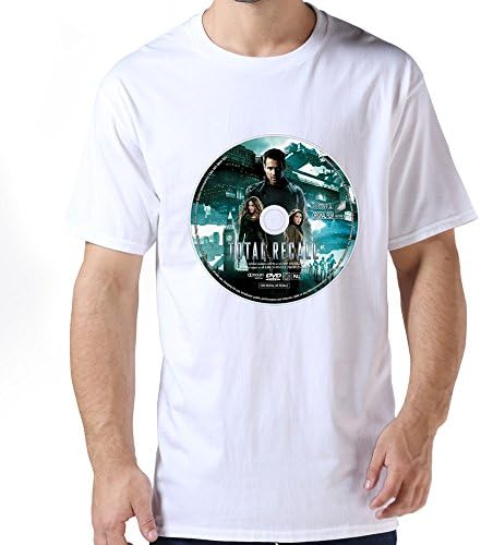 Walliam Man's Total Recall T-shirts Size XL White