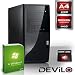 DEViLO 1180 PC System - AMD A4-3400, 2x2.7 GHz, Sockel FM1 | 8GB DDR3-1333 | 1000 GB SATA2 | AMD Radeon HD6410D, DVI, VGA, (DirectX11, FullHD) | Gigabyte | DVD-RW | Cardreader | 6-Kanal-Sound | Gigabit-LAN | 420W | Microsoft Windows 7 Home Premium 64-Bit