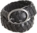 STEVEN by Steve Madden Women's Braided Belt With Oval Buckle